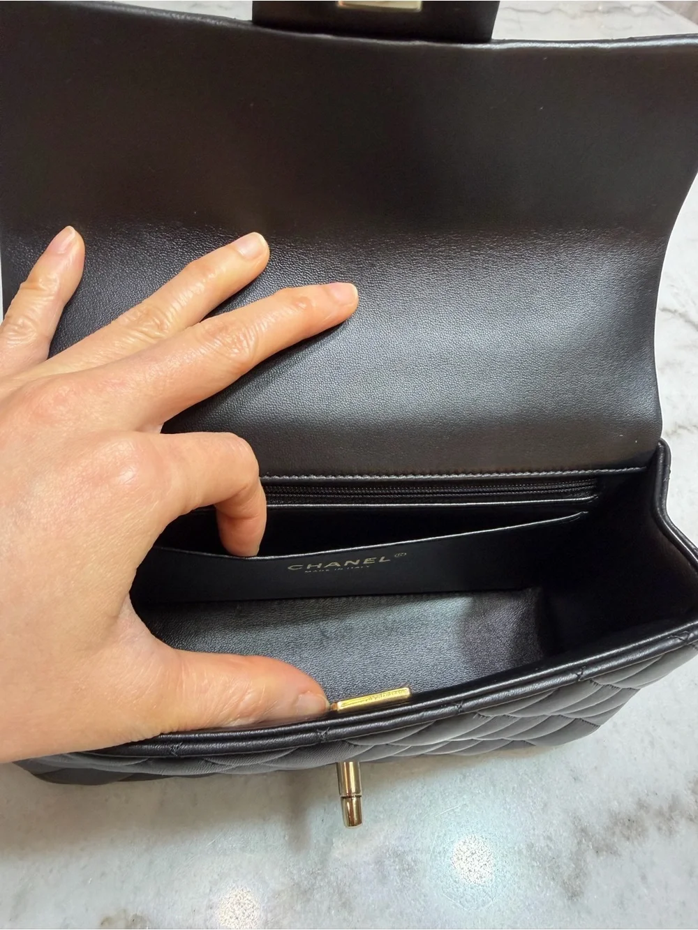 CHANEL mini lambskin